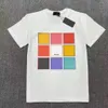 Women's T-Shirt Small Square Design Tops Scissors Geometric Designer Couple Tees Cotton Short Sleeve Casual T Shirts Streetwear