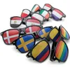 Masques de fête de la Coupe du monde Petits autocollants de trou de cadeau Drapeaux nationaux Lunettes de soleil Cadeaux de vacances Personnalité Lunettes de soleil Souvenir RRC439