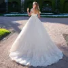 Robe de mariée en dentelle avec appliques, robe de bal élégante et formelle, nouveau Design sur mesure, 2022