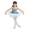 Bühnenkleidung, funkelnde Pailletten, Kinder-Tutu-Kleid, hochwertiges Kinder-Ballett/Jazz/Tap-Performance-Kostüm für Mädchen, Wettbewerb, Tanzbekleidung