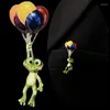 Spille Cartoon Funny Balloon Frog Pins Women Colorful Balloons Froggy Cute Animal Badge Gioielli Zaino Abbigliamento