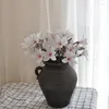 Simulazione di fiori decorativi Bouquet di fiori di sapone di garofano a 3 teste per la decorazione della scatola degli eventi per le vacanze di nozze