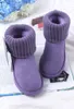 2023 Uggitys stile passerella Stivali da neve di lusso Australia Ugglie Bobina sottile Design Stivali medi Marchio classico Wggs Australias Stivali di lana Scarpe invernali calde