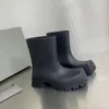 Plataformas de chuva de novas botas de chuva masculinas e femininas