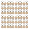 60pcs em branco Round Wood Keychain DIY cabides podem seprar presentes260b9166426
