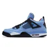 Chaussures habillées Jumpman 4 Hommes Femmes Basketball Sail 4s Iv Cactus Off Bred Black Cat What the White University Blue Baskets Baskets Sports Toro