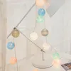 Cordes Lumière LED Boule Colorée Chaîne De Noël Vacances Ins Décoration Chambre Clignotant