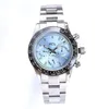 oester eeuwigdurend horloge perfectwatch automatisch horloge 41 mm 42 mm keramische bezel mechanisch 2813 beweging lichtgevende saffier Montre de luxe lichtblauwe herenhorloges