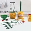 Cooking Utensils Canning Jar Lifter with Mason Can Tongs Heat Resistance Anti clip Glass Bottles Jam Making Set 221114