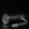 Fully Weld Smoking Accessories Beveled Edge Contral Tower Quartz Banger 80mm Height Bucket Seamless Welded Quartz Nails For Dab Rig Glass Water Bong Pipes