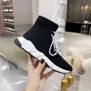 Toenemende schoenen vrouwen gebreide sokken hoogte casual sneakers lopers trainers schoen sneaker paren snelheid mannen tup sole top designer luxurys merk paren man