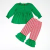 Наборы одежды 2022 Ручная девочка для девочек набор бутик детские боди рождественская вышивка наряды на наряды принцессы для Баби