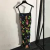 Mode Sexy Sling Jurken Voor Vrouwen Nachtclub Party Slin Strakke Rokken Charm Dames Vintage Print Jurk Kleding