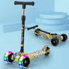 Kick Scooters Scooter elettrici Bambini di alta qualità Leggero Pieghevole veloce Altezza regolabile Pedali allargati Forte capacità portante 221116