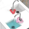 Tapis de Table en Silicone pour robinet, protection contre les éclaboussures, pour comptoir d'évier de cuisine, absorbant, à usage répété, receveur de salle de bain