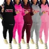 2024 Designer Brand Jogging Suit Women Tracksuits Print Hoodies Pants 2 Piece Set Långärmad tröjor Plus Size 4XL 5XL Sportwear Clothes Ladies Dine Outfits 8962-9