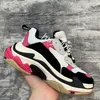 Casual Shoes Lovers Trainer Sneakers Black White Gym Red Grey Platform 2022 Paris Triple S Mens Womens