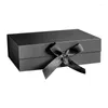 Caja de papel de regalo con tapa Bowknot magnético rectangular decorativo para envolver cumpleaños