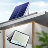 Luzes de inundação solar duplo luminárias LEDs super brilhantes jardim externo sem fio Painel solar à prova d'água Luz 300 100 500 W