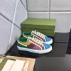 Ontwerpers Tennis 1977 Sneaker Luxurys Canvas schoen gewassen Jacquard denim schoenen vrouwen trainer aas rubber zool geborduurde vintage sneakers adsadasdadasd