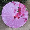 Papel guarda -chuva parasol wedding brida guarda -chuva artesanal pintada pintura de mini guarda -chuvas de lubrificação chinesa com alça e borla JNC386