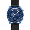 Bioceramic Planet Moon Mens Watches Full Fonction Quarz Chronograph Watch Mission to Mercury 42mm Nylon Watch Master Wrist Wrists SSS 2575