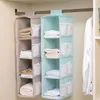 Storage Boxes Oxford Cloth Washable Multilayer Foldable Hanging Rack Clothes Organizer