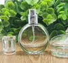 Bouteille de parfum en verre transparent portable de 25 ML avec atomiseur bouteilles rechargeables de parfum de pulvérisation de brouillard vide LX7319