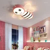 Plafoniere Modern Bee Lamp Home Decoration Salon Camera da letto per camera Dimmerabile Nordic Lamparas Illuminazione per interni