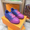 2022 Designer Sneaker Virgil Trainer Scarpe casual Pelle di vitello Pelle Abloh Bianco Verde Rosso Blu Lettera sovrapposizioni Piattaforma Sneakers basse Taglia 38-45 kmjkk000010