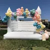 Free Delivery outdoor activities 13x13ft anniversary party bouncy castle custom blue red pink wedding jumping bouncer house