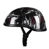 Cykelhjälmar Vuxen Motorcykel Half Face Vintage Helmet Hat Cap Men/Women Motorcross Moto Racing Capacete World War II Helmets för Halle T221107