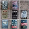 Retro Metall Zinn Zeichen Küche Badezimmer Familie Romantische Poesie Metall Malerei Bar Pub Cafe Home Restaurant Decor Vintage Zinn Zeichen