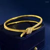 Bracelet conçu noeud corde plein diamants pendentif dames collier luxueux noué croix diamant femme chaîne bracelet Earrin273r