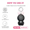 Entraînement pour chiens Obéissance Mini Smart GPS Tracker Key Finder Locator Locator Bluetooth Anti Lost Alarm Sensor Device for