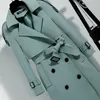 Женские траншеи Coats 2022 Spring Women's Long Coat Corean Styl