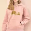 Moletom Masculino Palmangel Moletom Primavera e Outono Masculino Feminino Casaco Casual Palm Solto Casal Médio Longo Manga Longa Anjos Top End Bear Sweater angl