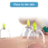 Andere massage-items 32 stuks Professionele vacuüm acupunctuur cupping massager therapie blikjes zorg anti-cellulitis zuigbekers voor body 221116