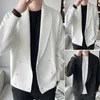 Camisolas masculinas Chiques de suéter de malha de suéter de malha casual cardigan Outwear outono para o trabalho