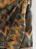 Faldas KEYANKETIAN Vintage Estampado Geométrico Mini Falda Anudada Sarong Con Cuentas Fringe Wrap Vestidos Casual Zip Short Skort Mujer 221115
