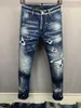 Italienska jean pants mode europeiska och amerikanska mäns casual jeans avancerade tvättade handpolerad kvalitet optimerad 98682443