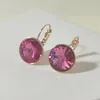 Brincos de garanhão Bella Crystal for Women Real from Austrian Fashion Earings Jewelry Acessórios para meninas Presente