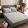 Conjuntos de cama 1pcs flanela len￧ol len￧￳is de cama macio para kingqueen tamanho casa 1.5m1,8m leito moda de inverno capa de cor s￳lida cor plana 221116