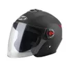 Caschi da ciclismo Nuovo casco antiappannamento per moto aperto tutto l'anno Uso mezzo casco confortevole con visiera parasole per uomo adulto Donna T221107