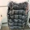 Femmes de Fourrure Faux Haute qualité Gilet manteau De Luxe Chaud Femmes Manteau Gilets D'hiver De Mode fourrures Manteaux Veste Gilet Veste 4XL 221116