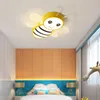 Plafoniere Modern Bee Lamp Home Decoration Salon Camera da letto per camera Dimmerabile Nordic Lamparas Illuminazione per interni