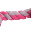 Dog Toys Chews Sublimation Pet Dog Puppy Double Knot Chew Ropes Knots Toys Clean Teeth Durable Braided Bone Rope Pets Molar Toy Su Dhoav