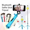 Monopods Bluetooth 3 0 selfie sopa tripod el katlanabilir açık havada mini esnek pograph iPhone ios android 4 color296i
