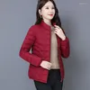 Женские траншеи женская зимняя куртка 2022 Ultra Light Duck Down Parkas Slim Женский Puffer Puffer Portable Wind -Reseper Chaqueta mujer