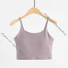 Soutien léger dos nu Pilates Yoga sport soutiens-gorge Luss rembourré haut court femmes bas du dos mignon confortable doux entraînement exercice gilet